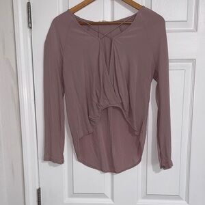 ILLA ILLA Dusty Rose Long Sleeve Top